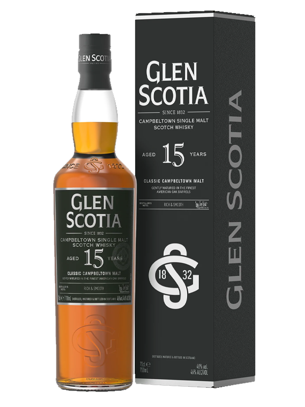 Glen Scotia 15 Year Old Campbeltown Single Malt Scotch Whisky | House ...