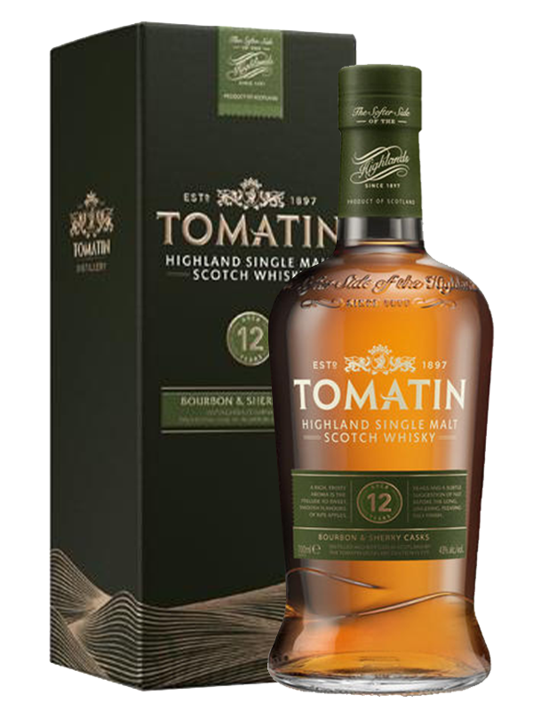 Tomatin 12 | Single Malt Whisky House Old Scotch Highland Year Malt of